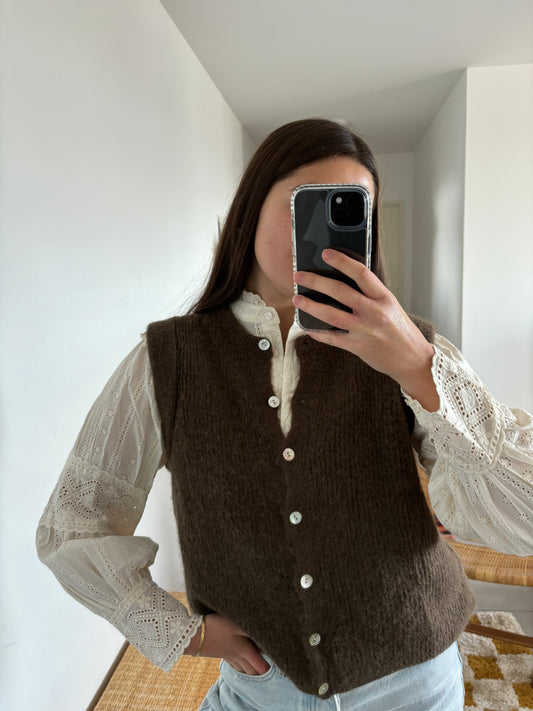 Gilet Gaspard marron